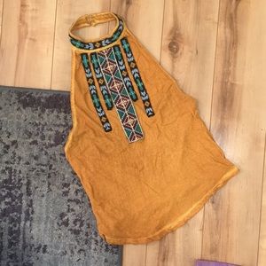 Beautiful beaded halter top